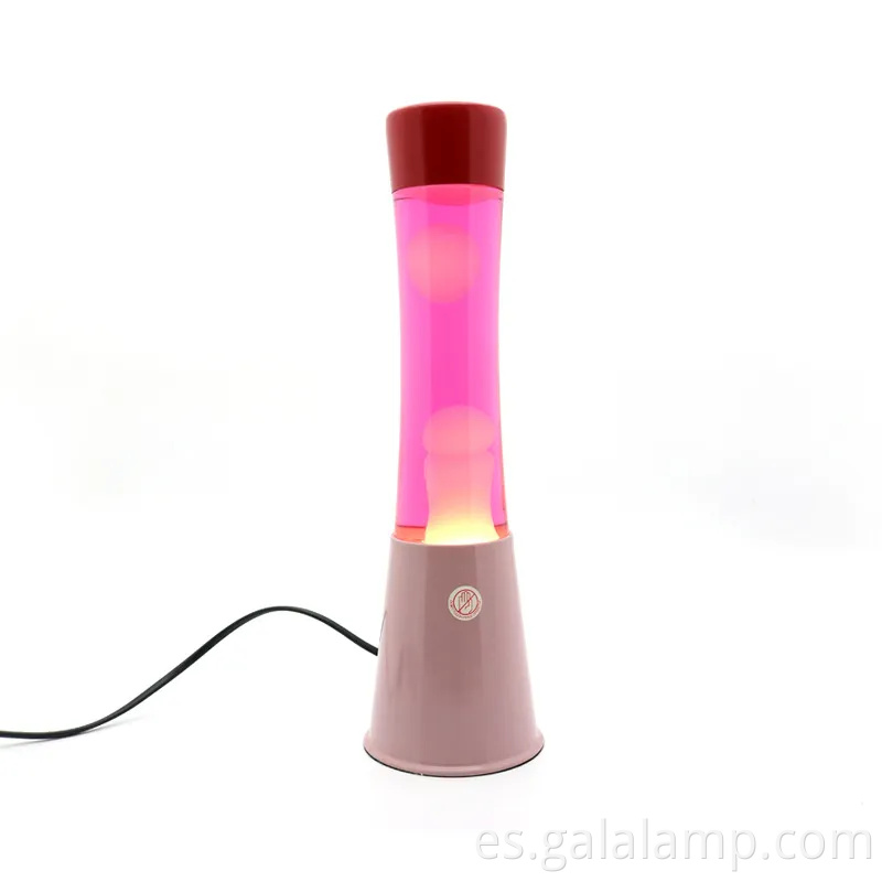 Lámpara de lava naranja personalizada para decoraciones y promociones navideñas